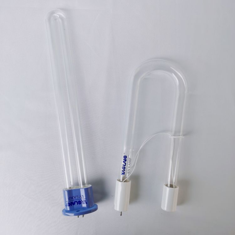 Quartz transparent glass U-shaped UV lamp 36W  GU76-36T5L